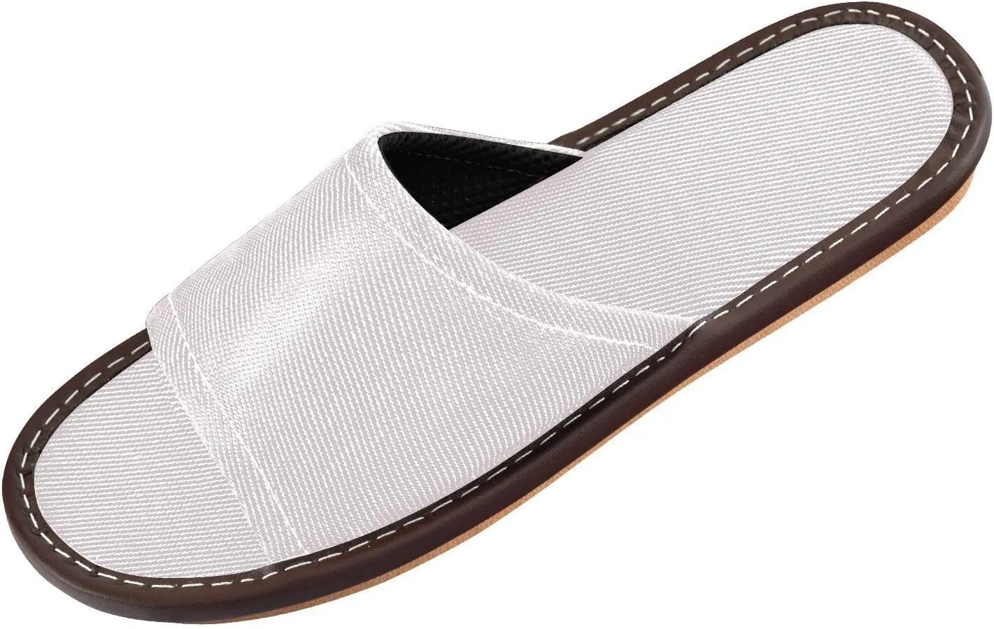 Yuiboo Lavender Blush Pink Men Women Spa Slippers Reusable Non Slip Sandals for Indoor Bedroom Indoor